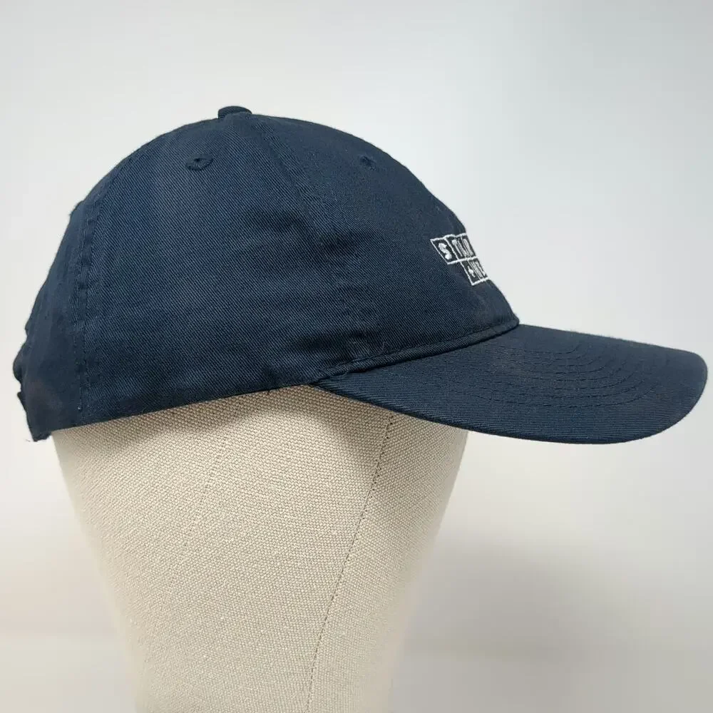 Port & Company Baseball Cap Blue One Size Strapback Startup Health Cotton Hat